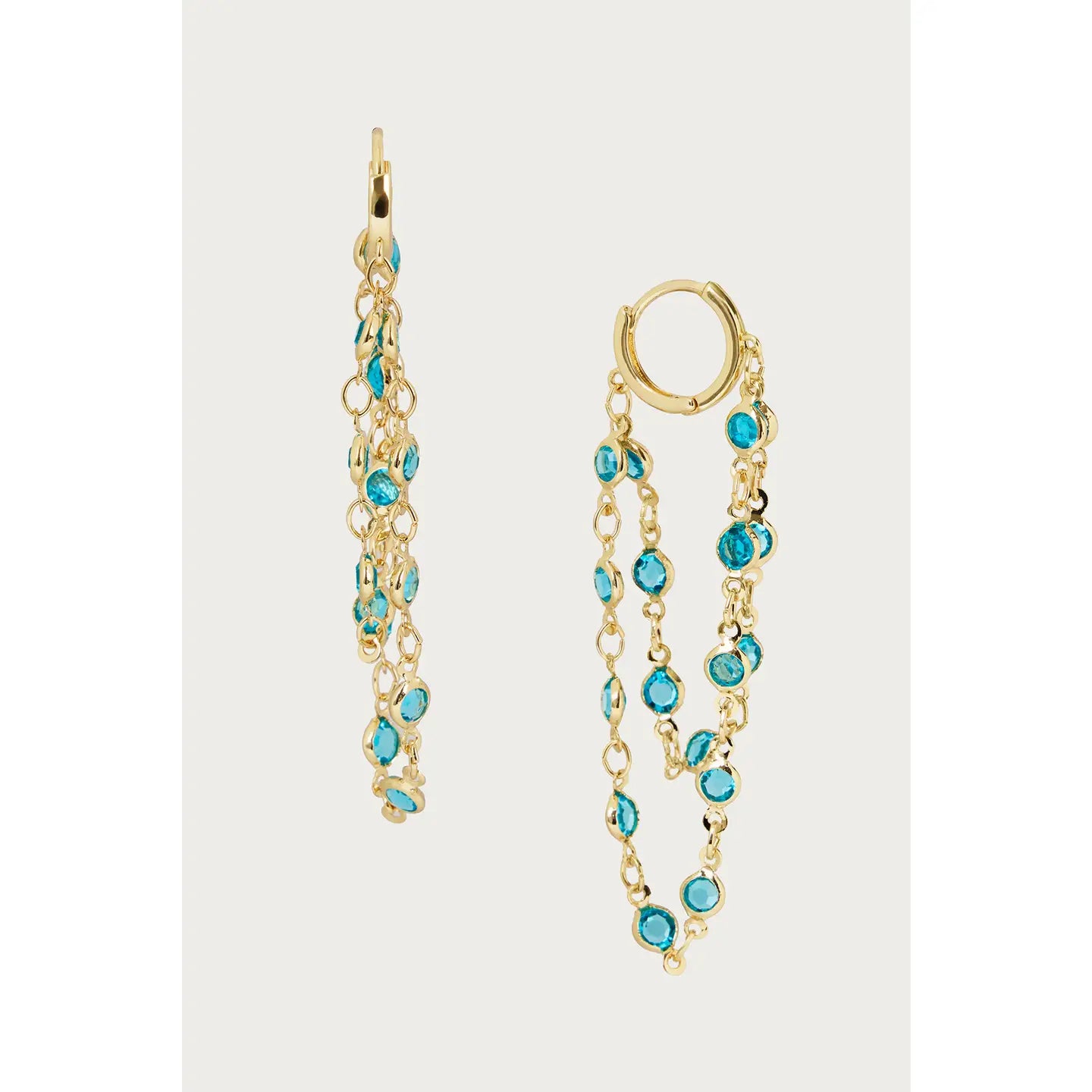 Glass Multi Layer Earring