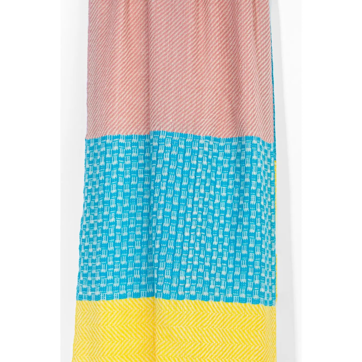 Multi Colored Printed Fringe Scarf