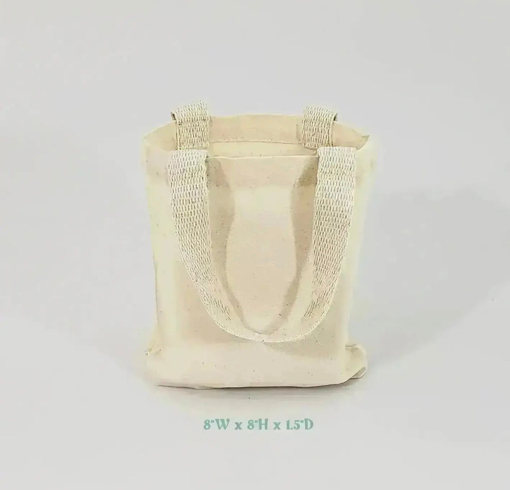 Canvas Gift Bag | Beach Girl + Puppy