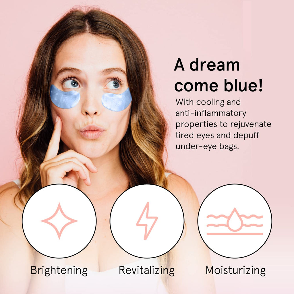 Blue Illuminating Under Eye Masks (24 Pairs)