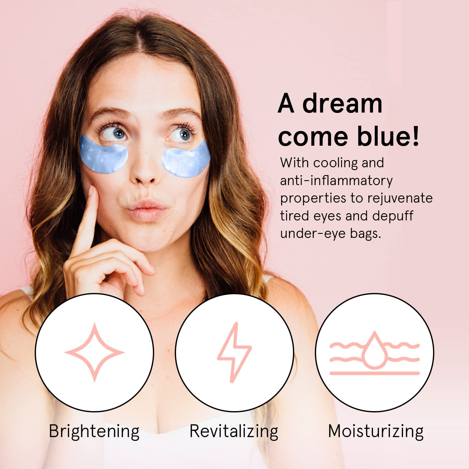 Blue Illuminating Under Eye Masks (24 Pairs)