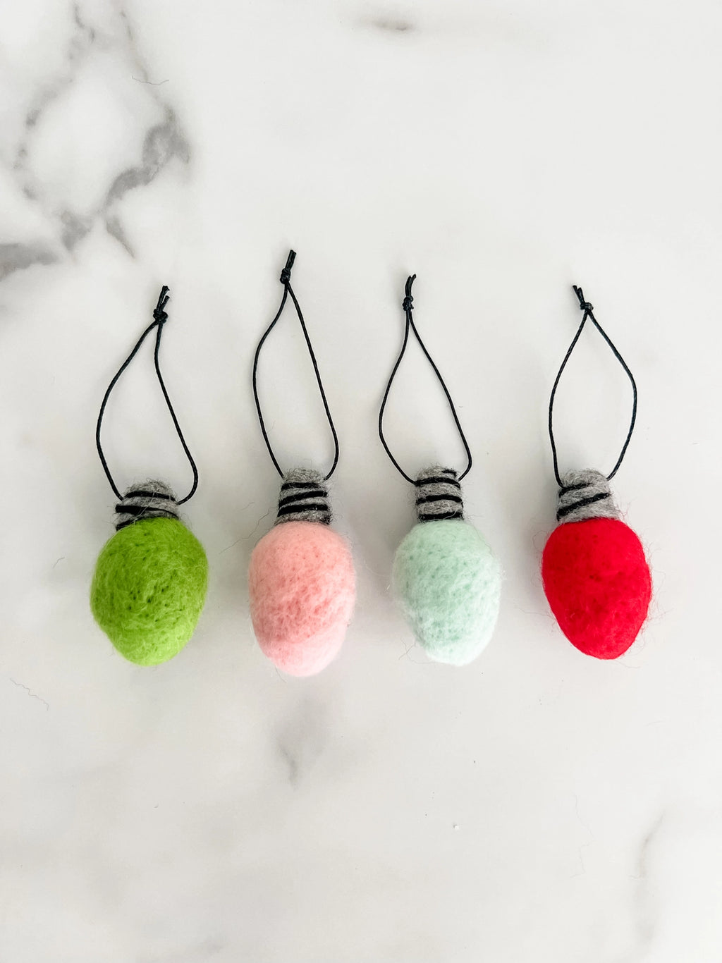 Felt Bulbs - Set of 4