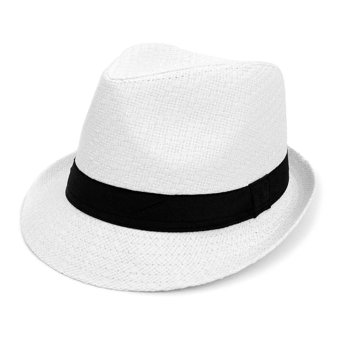 Fedora - Spring/Summer Twill Weave Fashion Trilby Fedora Hats with