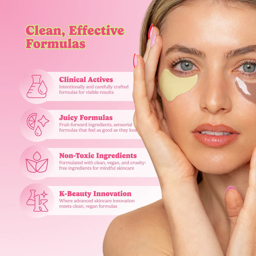 Strawberry Matcha Latte Depuffing & Hydrating Eye Patches