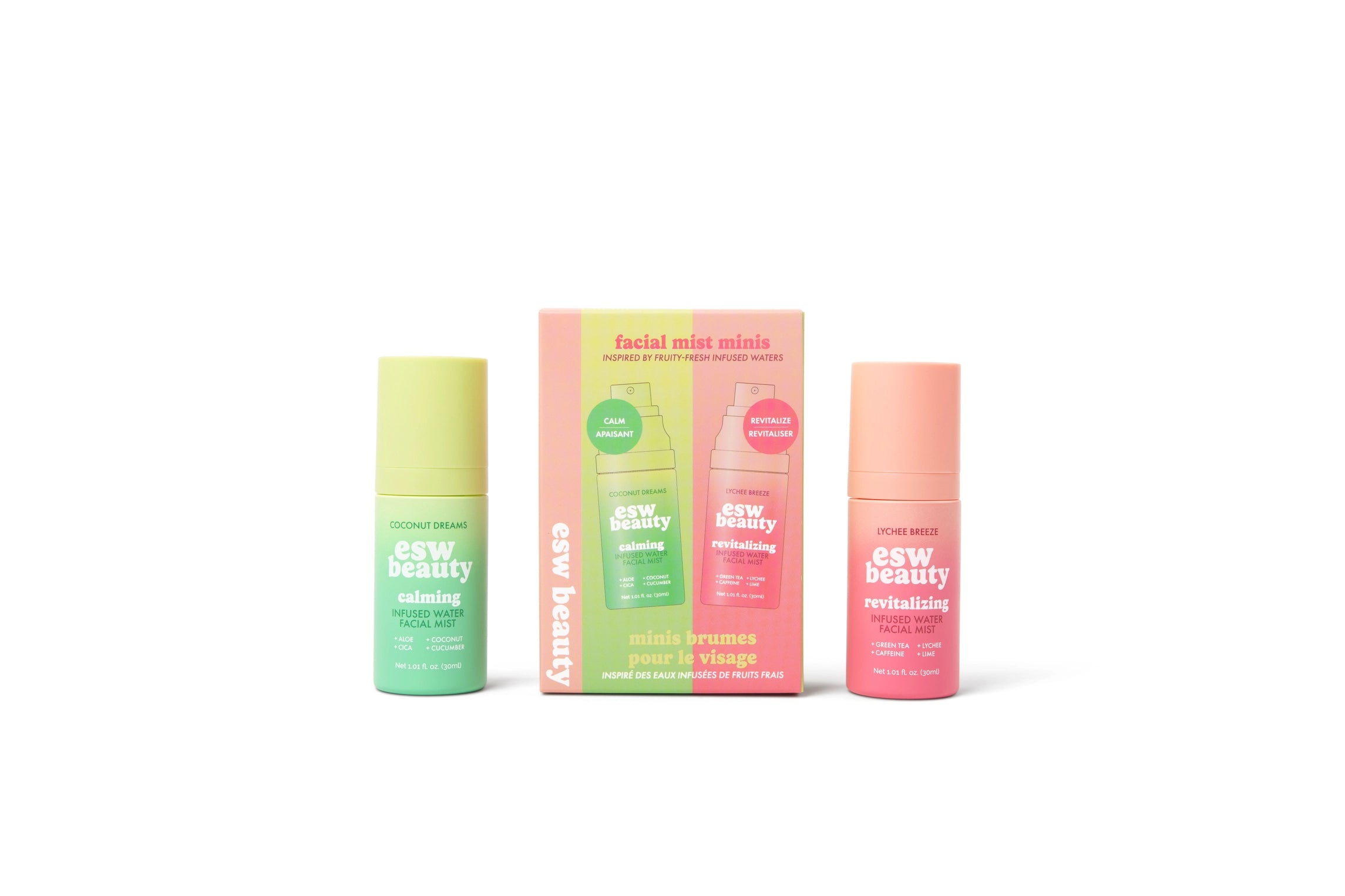 Mini Infused Water Facial Mist Duo Kit
