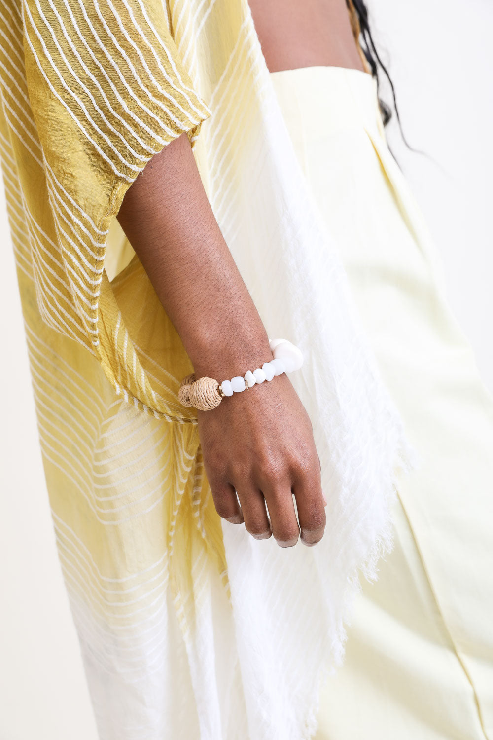 Bold Multi-Color Bead Bracelet – Elastic Fit For All Sizes