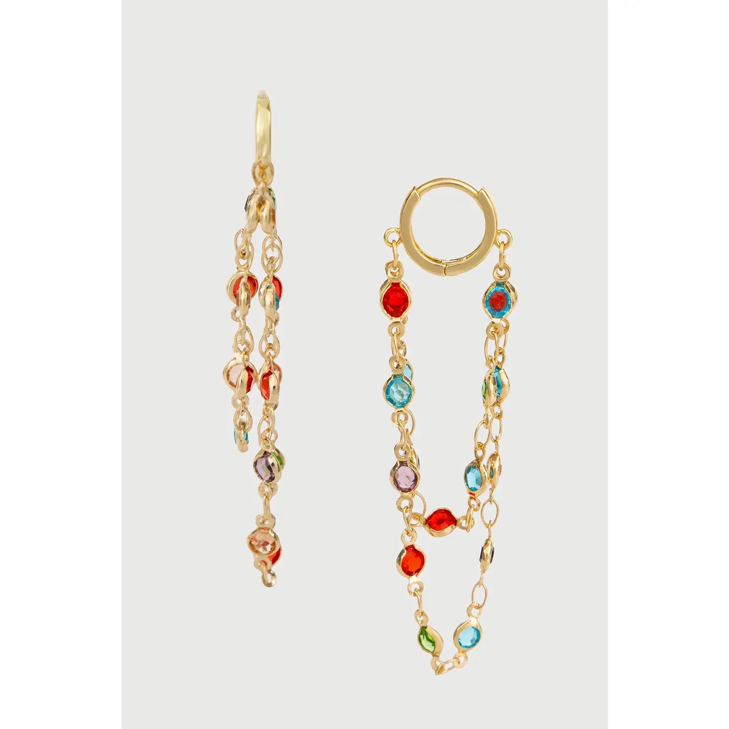 Glass Multi Layer Earring