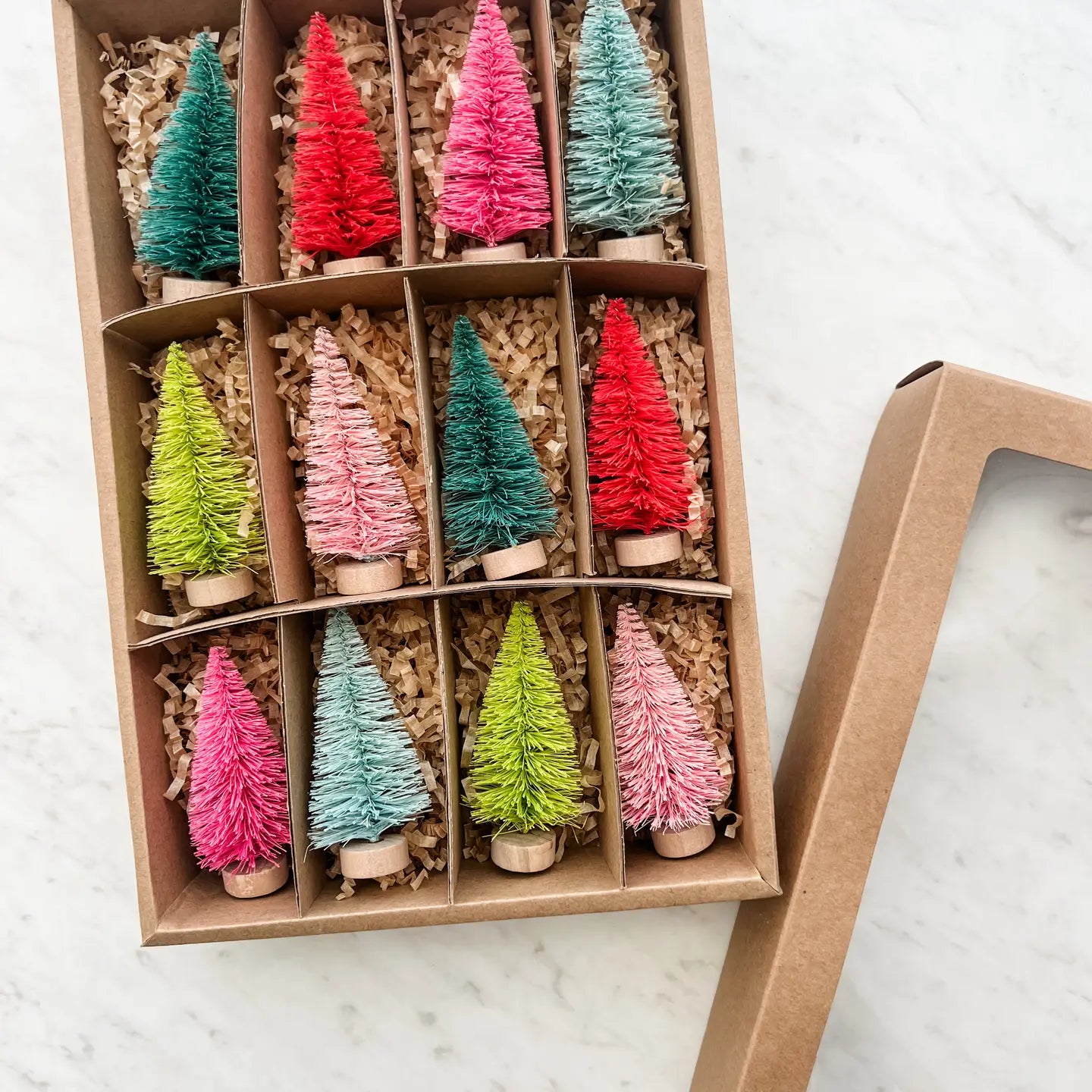 Colorful Mini Brush Trees