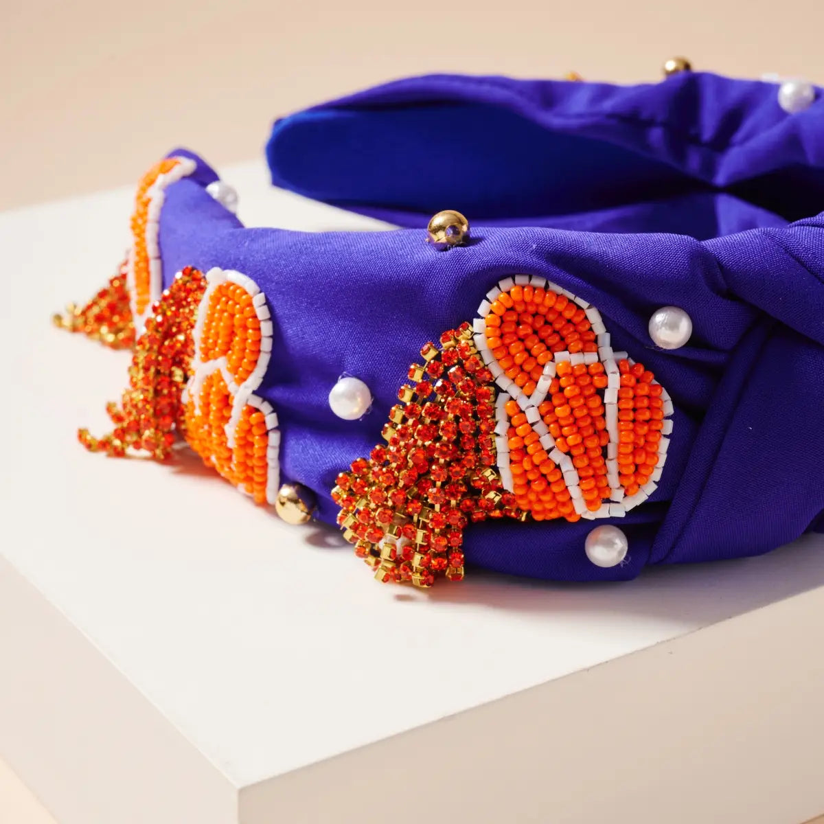 Tassel Headband with Seed | Beads & Pearls
