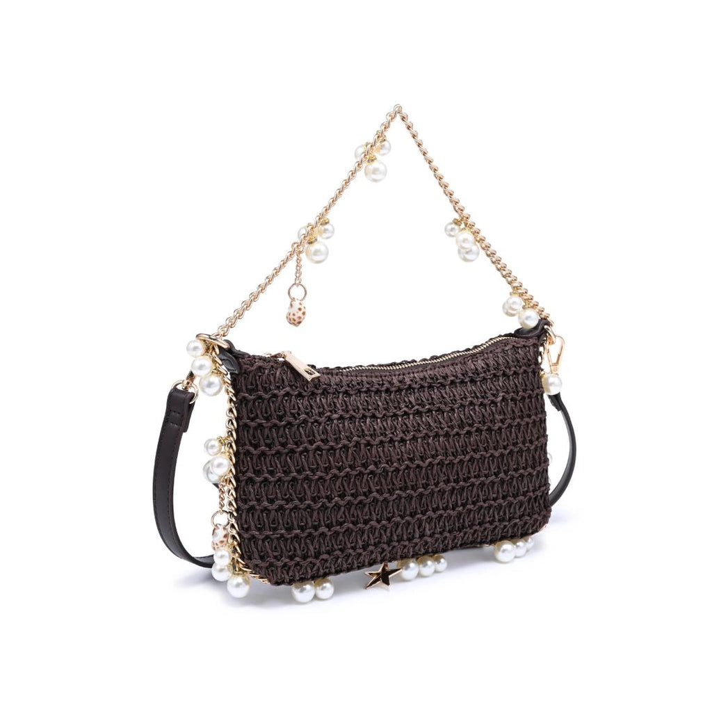 Steph Seasonal Seashell Straw Bag Evening Bag