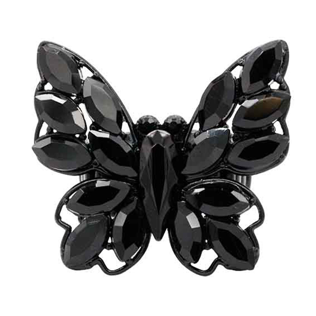 Crystal Buttery Stretch Ring