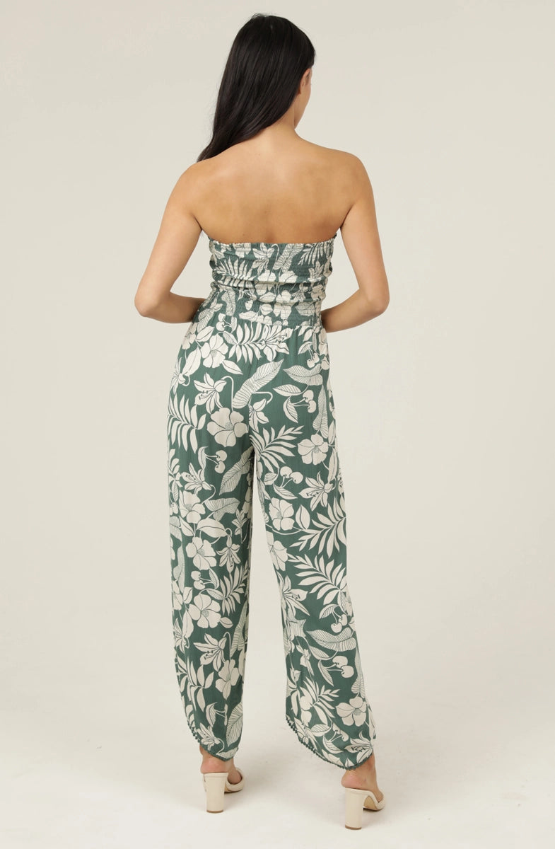 Bodice Wrap Leg Jumpsuit