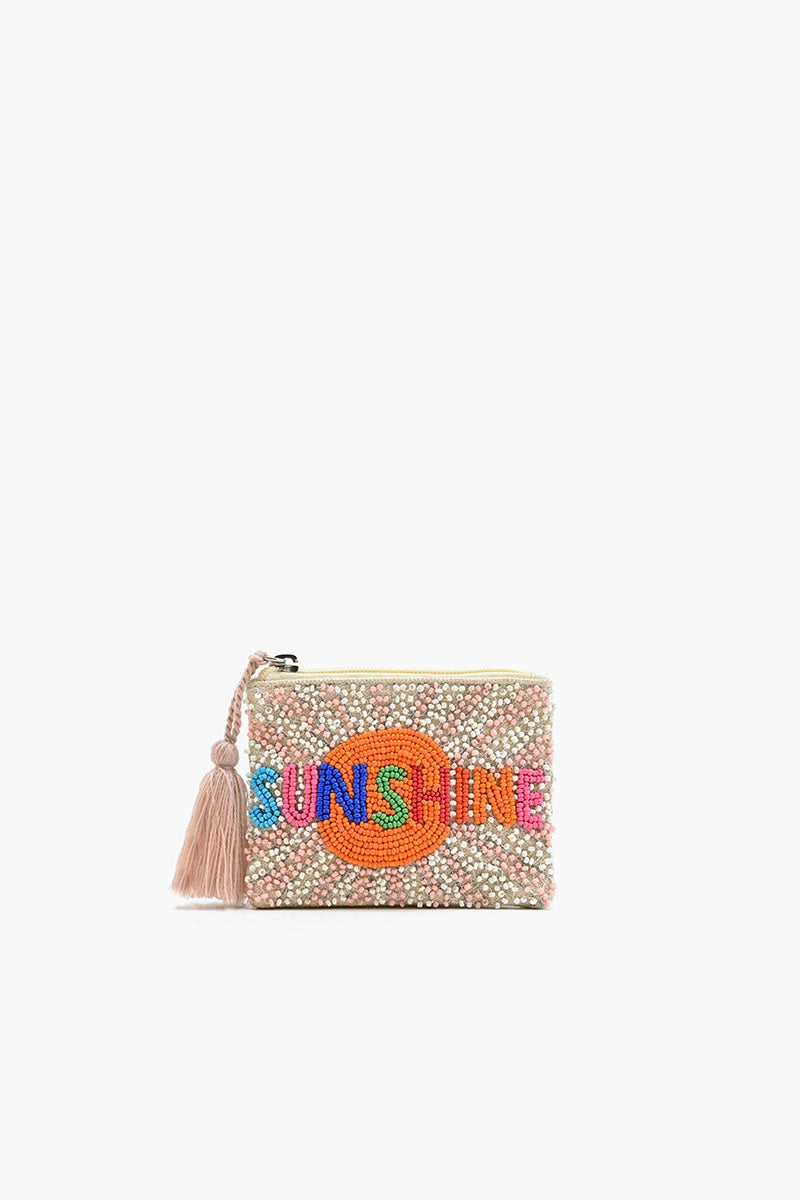 Front Beaded Coin Bag