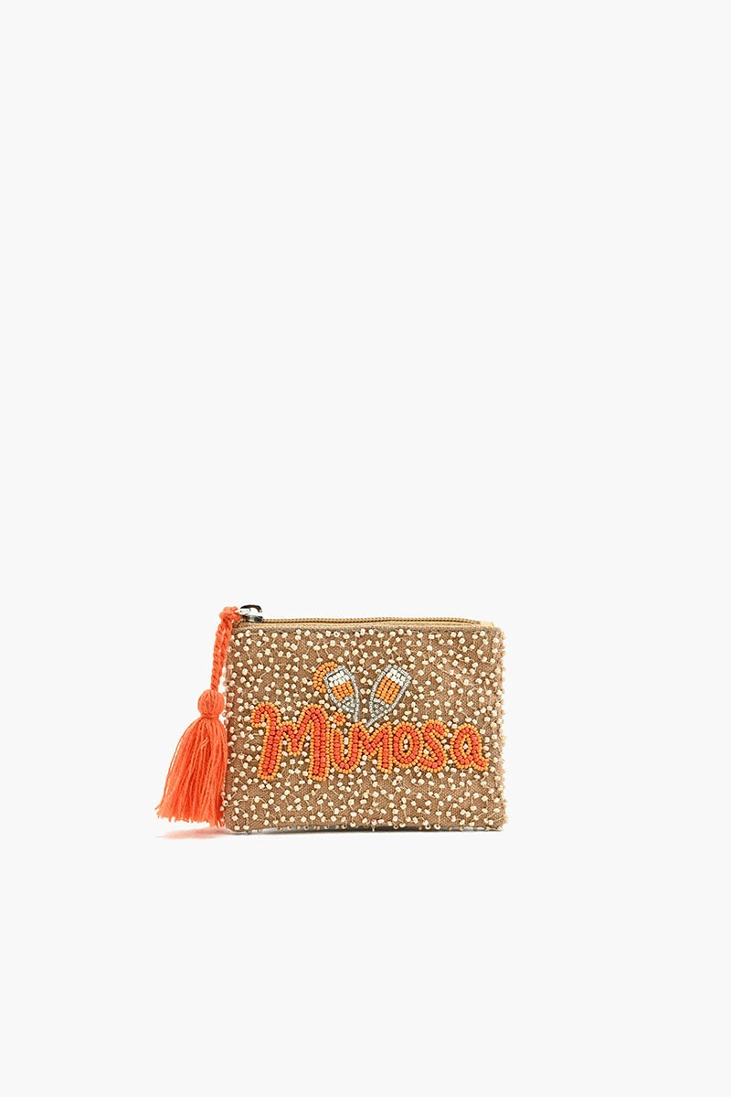 Front Beaded Coin Bag